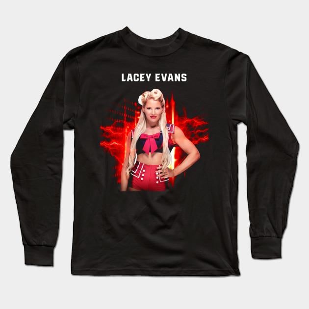 Lacey Evans Long Sleeve T-Shirt by Crystal and Diamond